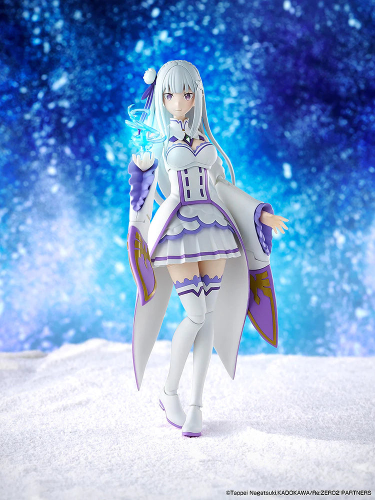 Kadokawa Model Kits: Re Zero Starting Life In Another World - Emilia Deluxe Kit De Plastico Preventa