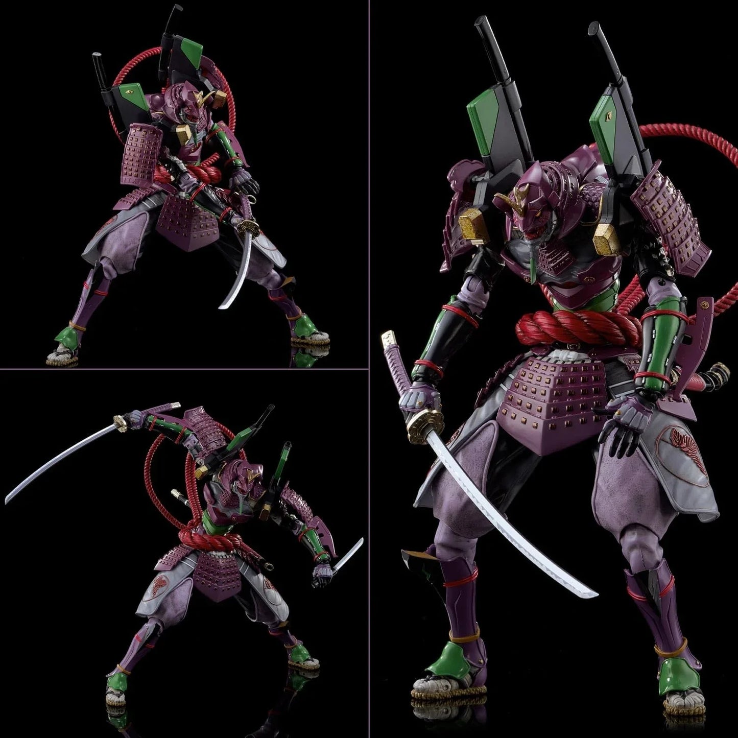 Sentinel Action Figure Riobot: Neon Genesis Evangelion By Takashi Okazaki - Test Type-01 Samurai Preventa