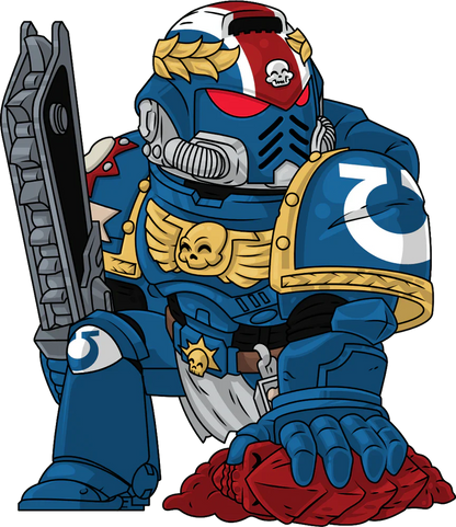 Youtooz Games: Space Marine 2 - Ultramarines Titus Preventa