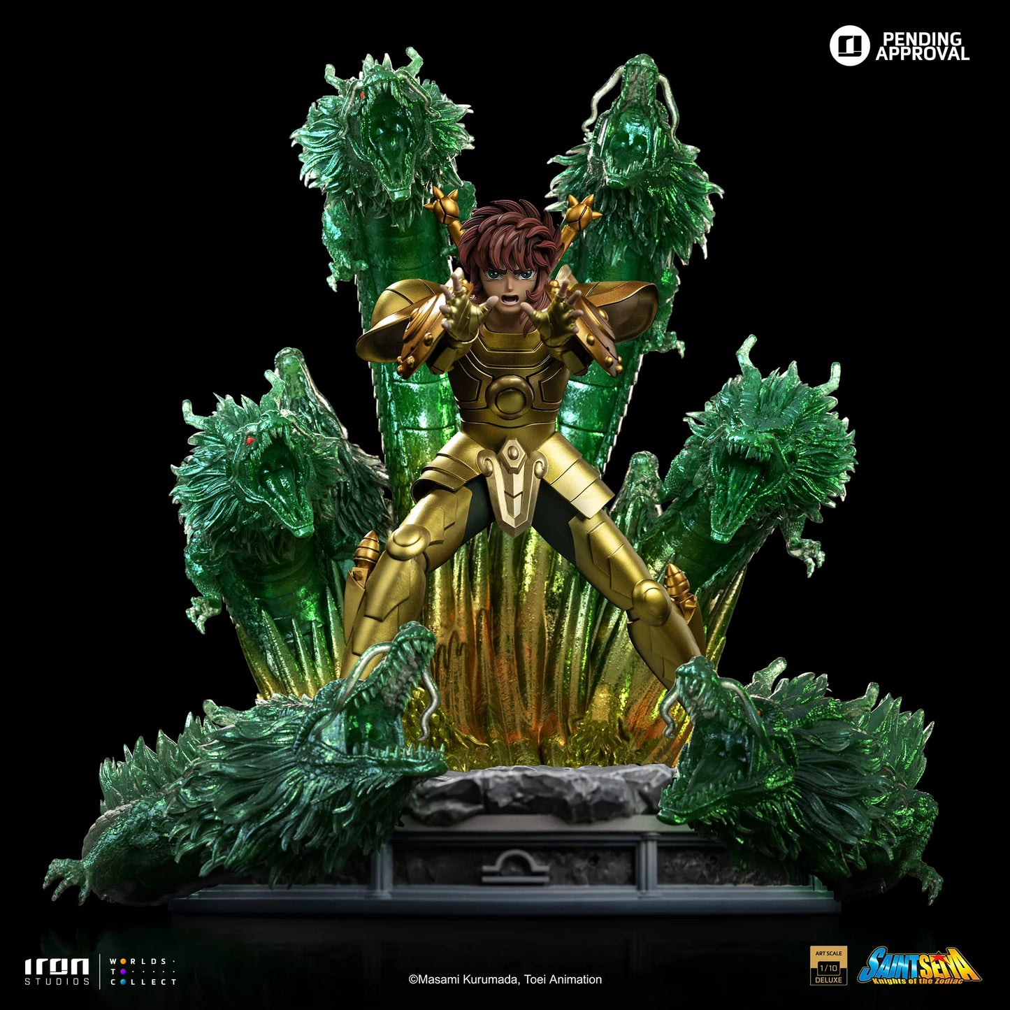 IRON Studios: Los Caballeros Del Zodiaco - Dohko de Libra Deluxe Escala de Arte 1/10 Preventa