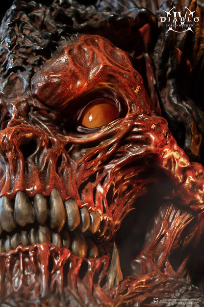 PureArts: Diablo IV Lord of Hatred - Mascara de Mephisto Replica Escala 1/2 Preventa