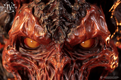 PureArts: Diablo IV Lord of Hatred - Mascara de Mephisto Replica Escala 1/2 Preventa