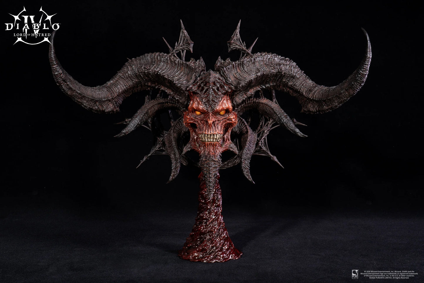 PureArts: Diablo IV Lord of Hatred - Mascara de Mephisto Replica Escala 1/2 Preventa