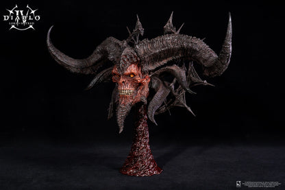 PureArts: Diablo IV Lord of Hatred - Mascara de Mephisto Replica Escala 1/2 Preventa