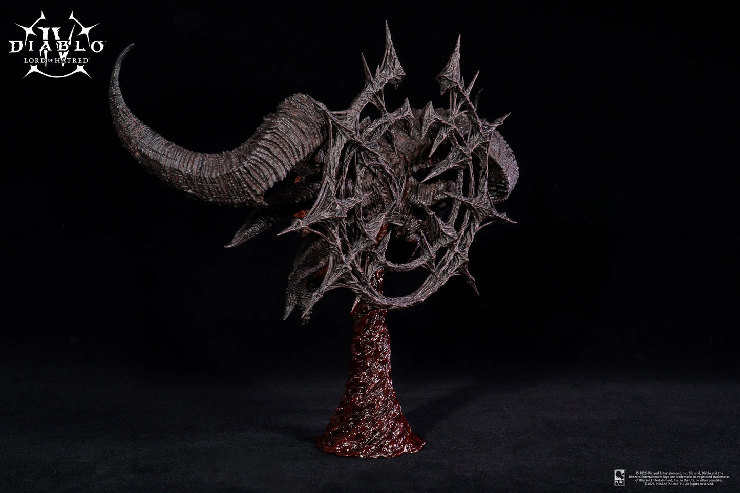 PureArts: Diablo IV Lord of Hatred - Mascara de Mephisto Replica Escala 1/2 Preventa