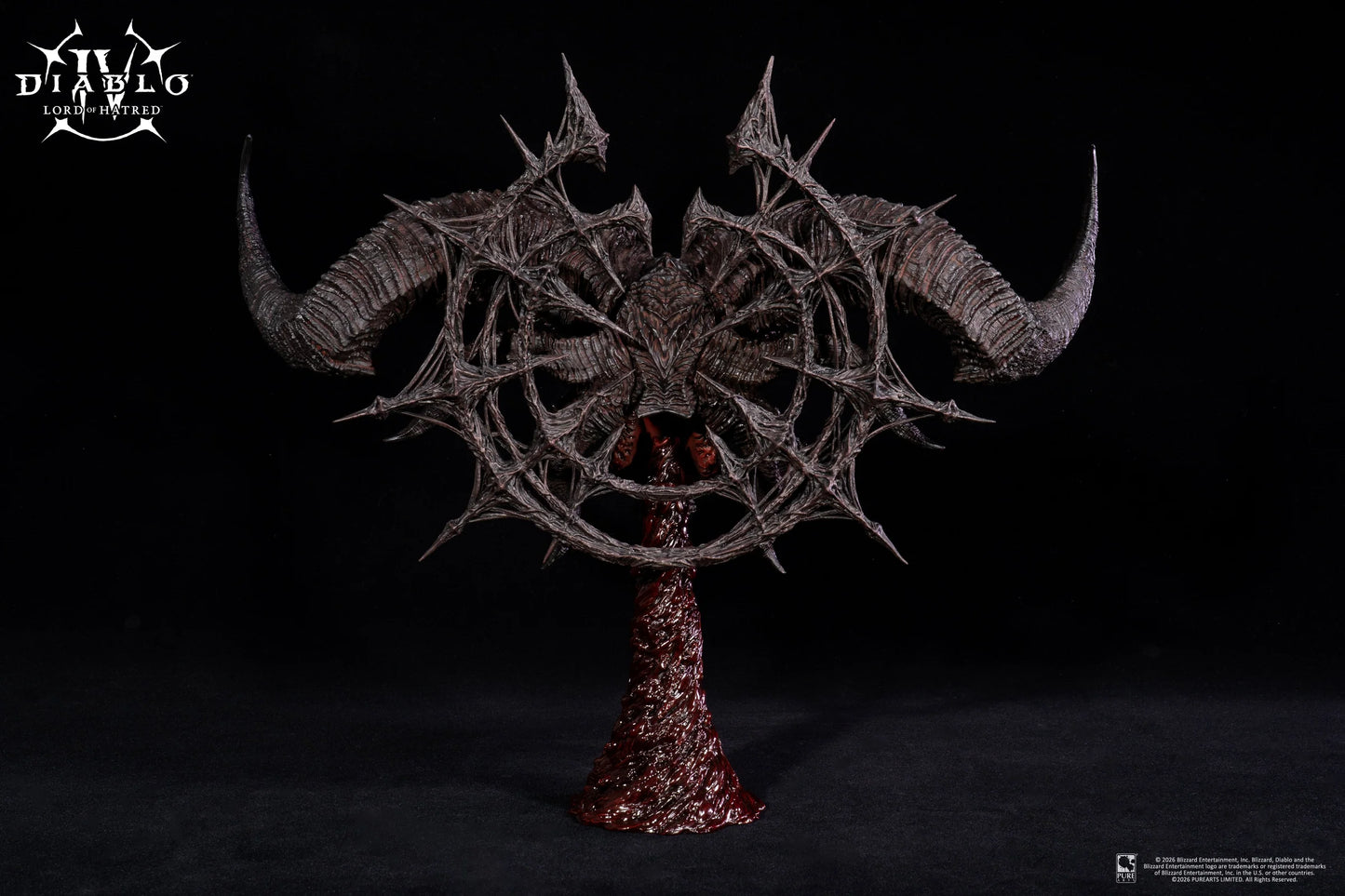 PureArts: Diablo IV Lord of Hatred - Mascara de Mephisto Replica Escala 1/2 Preventa