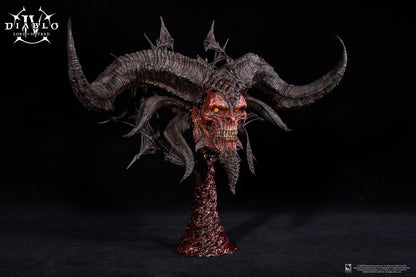 PureArts: Diablo IV Lord of Hatred - Mascara de Mephisto Replica Escala 1/2 Preventa