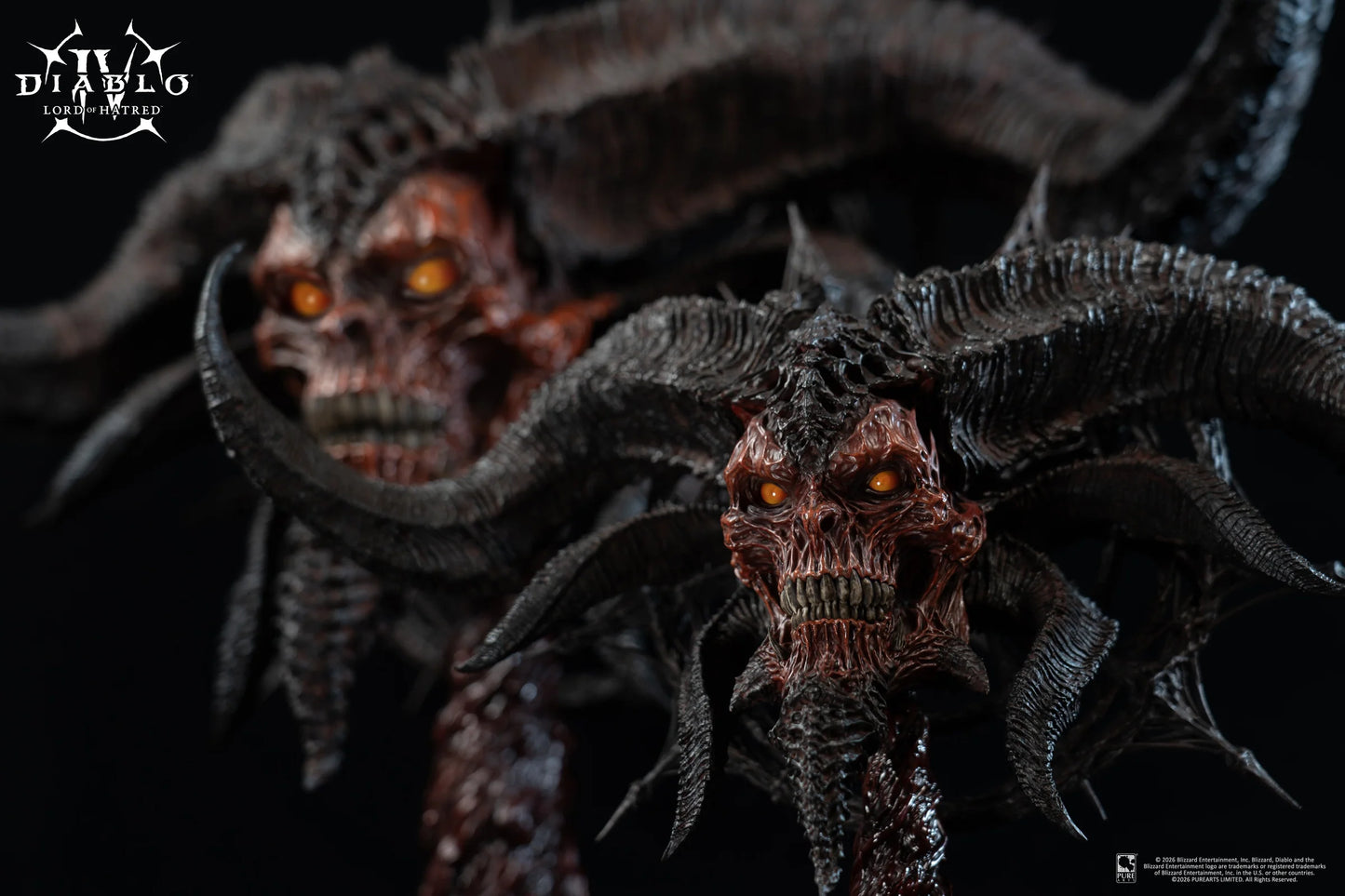 PureArts: Diablo IV Lord of Hatred - Mascara de Mephisto Replica Escala 1/2 Preventa