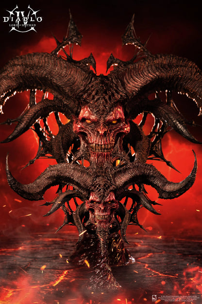 PureArts: Diablo IV Lord of Hatred - Mascara de Mephisto Replica Escala 1/2 Preventa