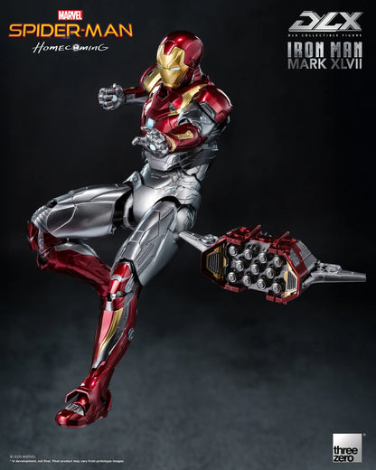 Threezero Dlx Series: Marvel Spider-Man De Regreso A Casa - Iron Man Mark 47 Preventa