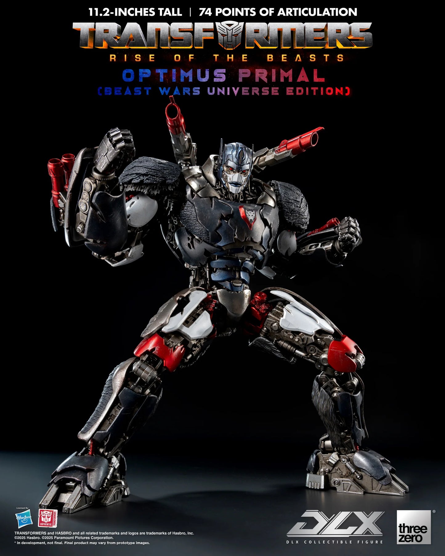 Threezero Dlx Series: Transformers Rise Of The Beasts - Optimus Primal Preventa
