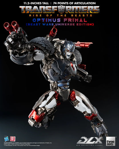 Threezero Dlx Series: Transformers Rise Of The Beasts - Optimus Primal Preventa