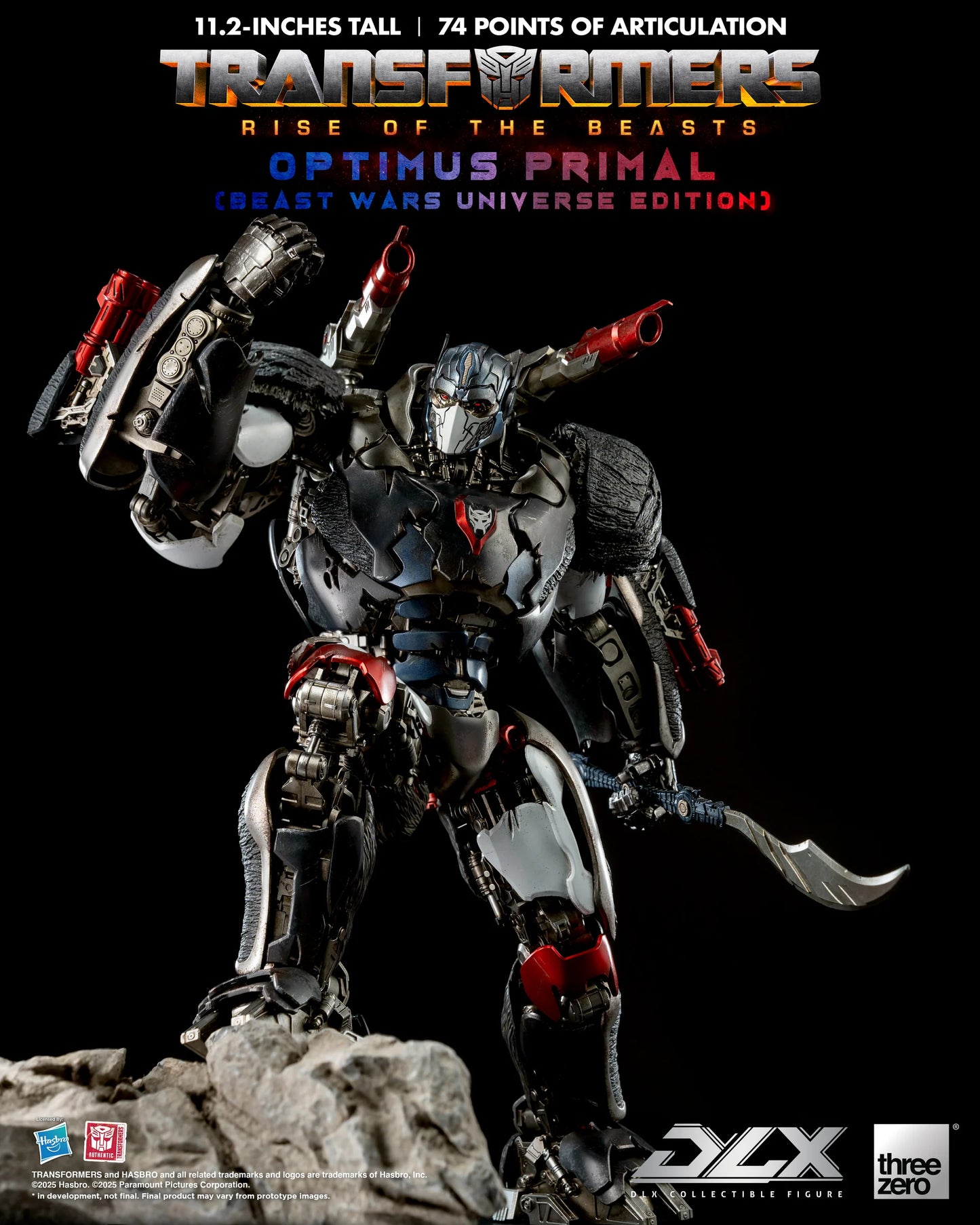 Threezero Dlx Series: Transformers Rise Of The Beasts - Optimus Primal Preventa
