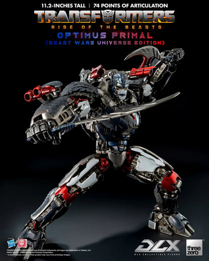 Threezero Dlx Series: Transformers Rise Of The Beasts - Optimus Primal Preventa