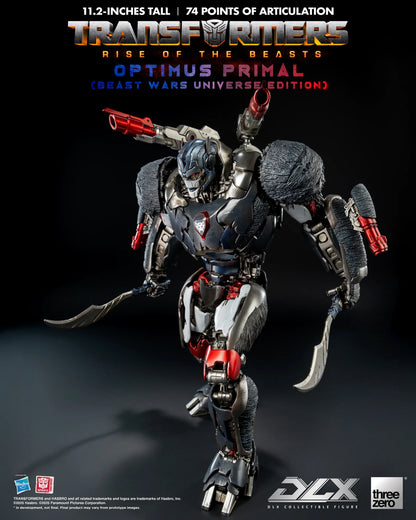 Threezero Dlx Series: Transformers Rise Of The Beasts - Optimus Primal Preventa