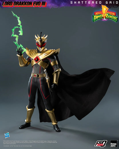 Threezero Figzero: Mighty Morphin Power Rangers Shattered Grid - Lord Drakkon Evo III Escala 1/6 Preventa