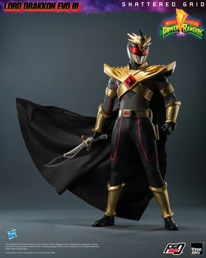 Threezero Figzero: Mighty Morphin Power Rangers Shattered Grid - Lord Drakkon Evo III Escala 1/6 Preventa