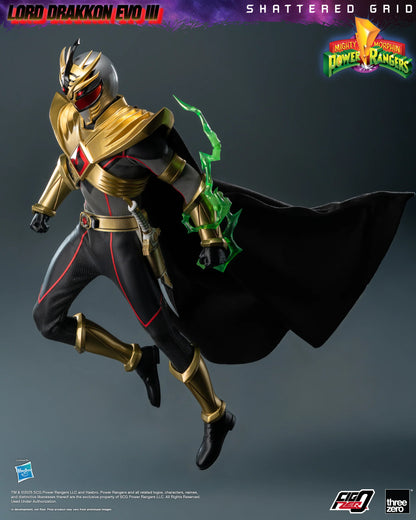 Threezero Figzero: Mighty Morphin Power Rangers Shattered Grid - Lord Drakkon Evo III Escala 1/6 Preventa
