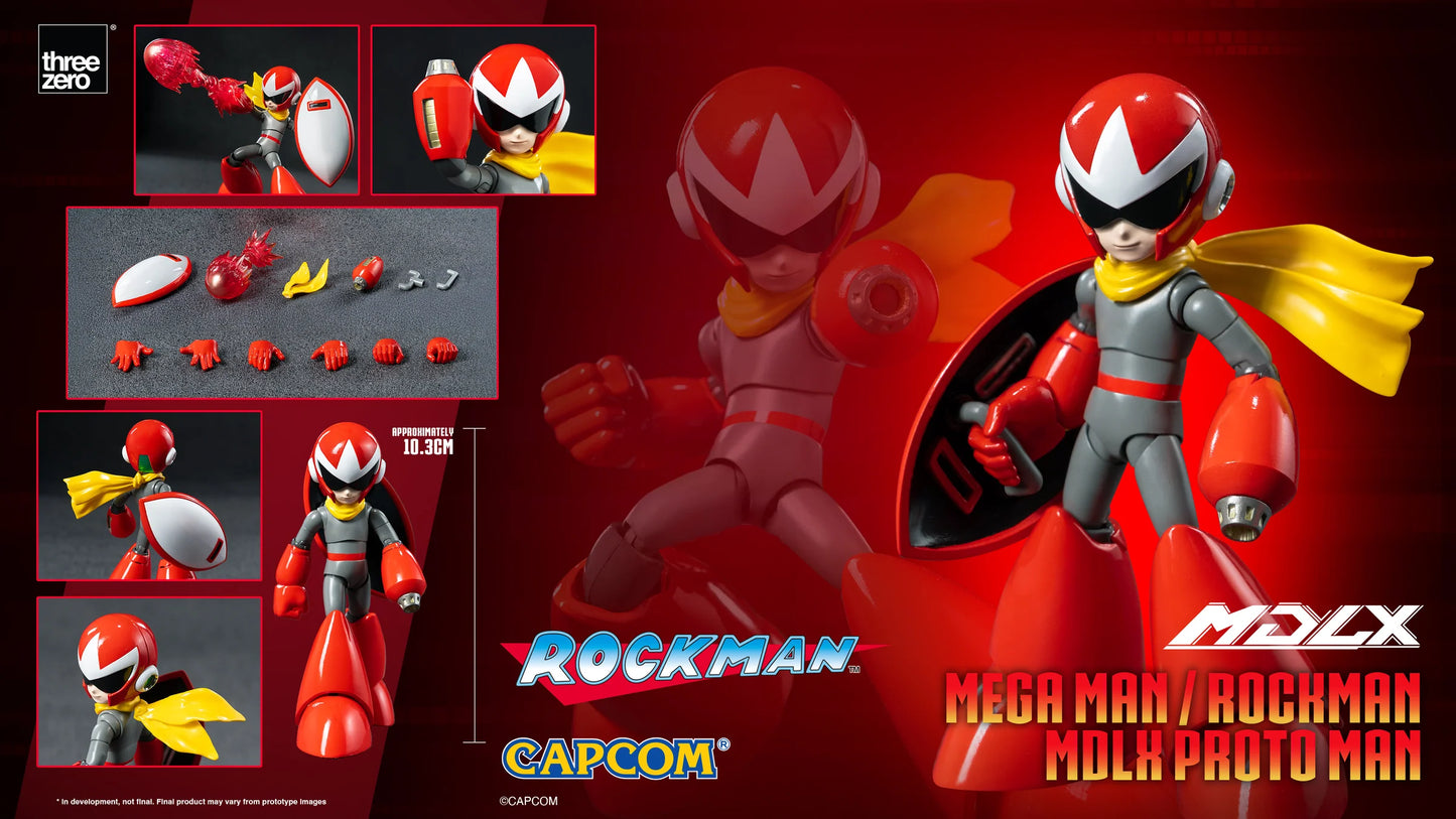 Threezero Mdlx Series: Mega Man - Proto Man Preventa