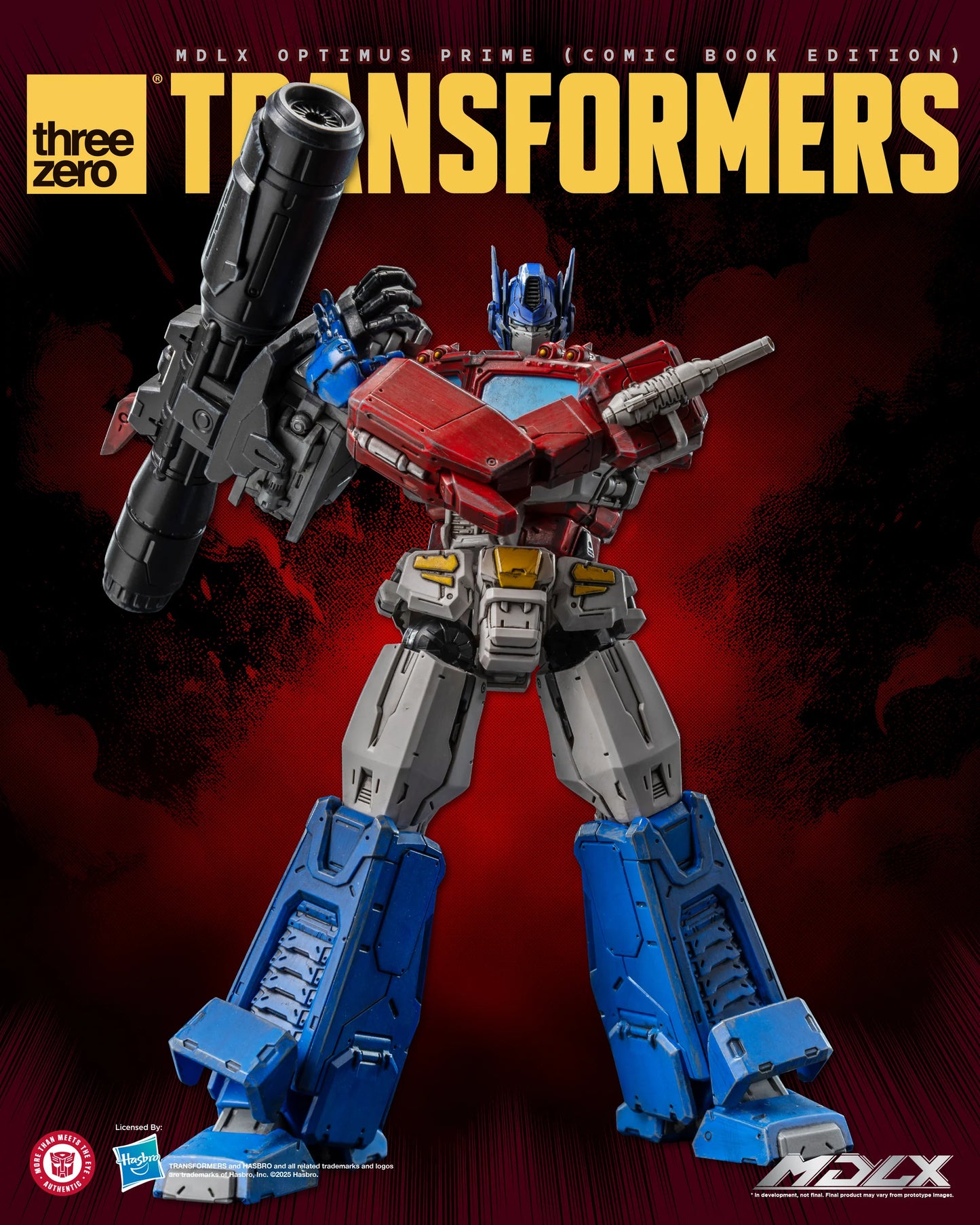 Threezero Mdlx Series: Transformers - Optimus Prime Edicion Comic Preventa