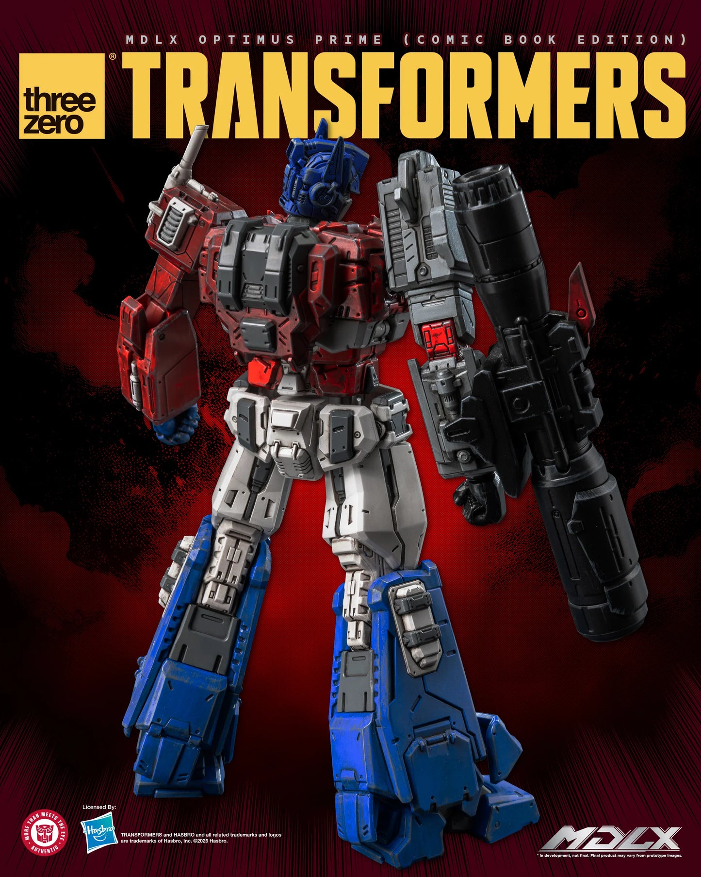 Threezero Mdlx Series: Transformers - Optimus Prime Edicion Comic Preventa
