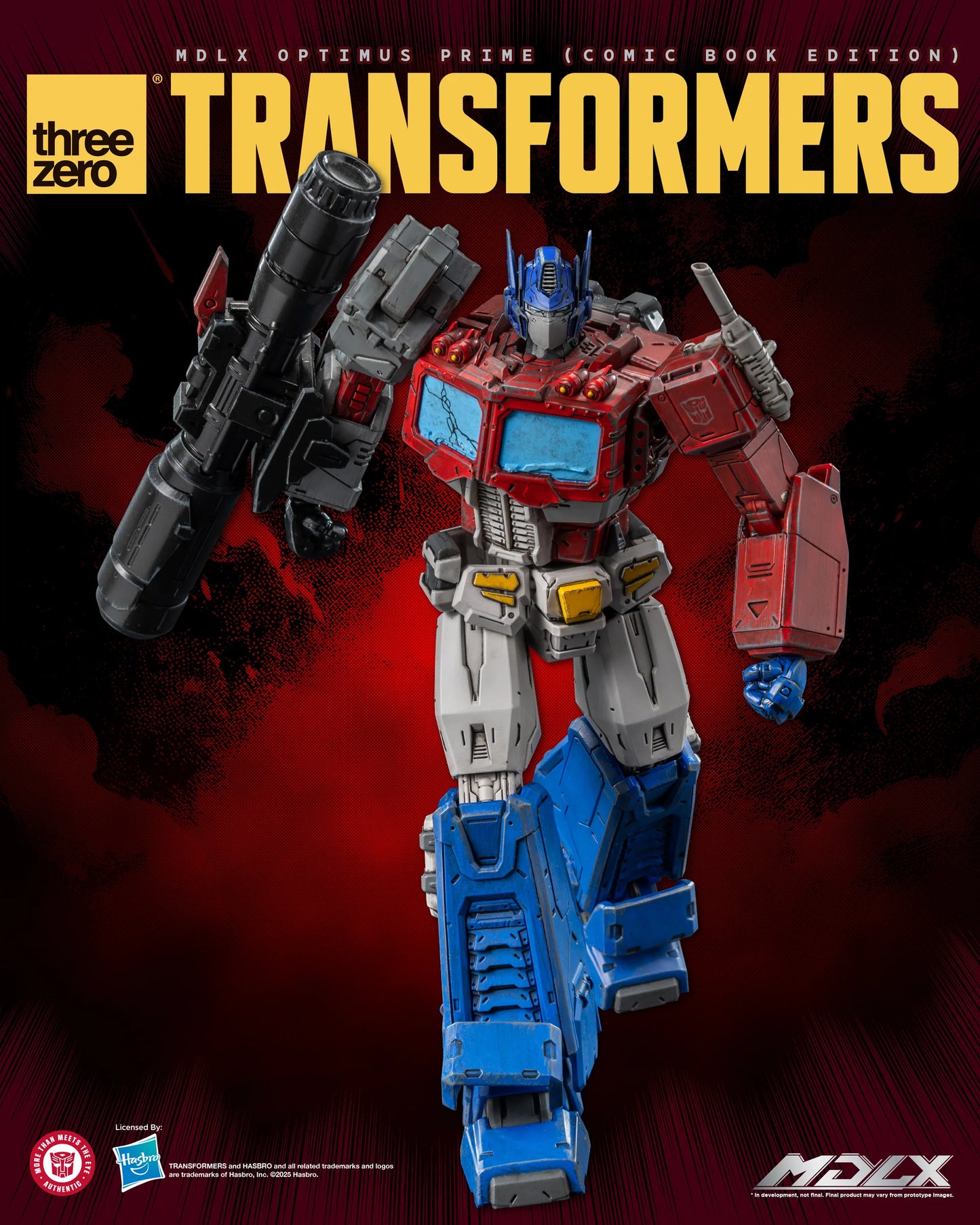 Threezero Mdlx Series: Transformers - Optimus Prime Edicion Comic Preventa