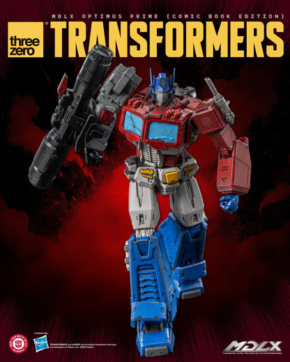 Threezero Mdlx Series: Transformers - Optimus Prime Edicion Comic Preventa