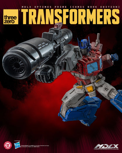 Threezero Mdlx Series: Transformers - Optimus Prime Edicion Comic Preventa