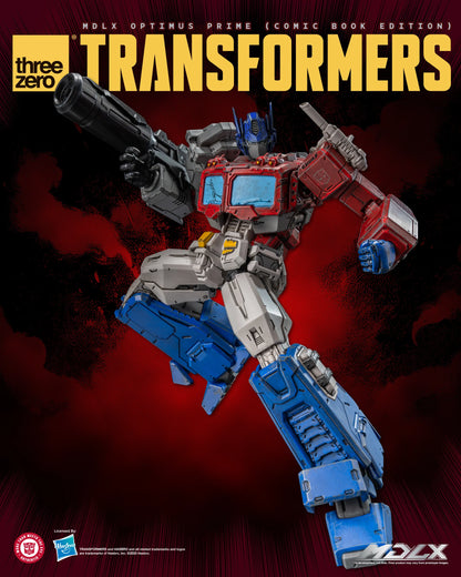 Threezero Mdlx Series: Transformers - Optimus Prime Edicion Comic Preventa