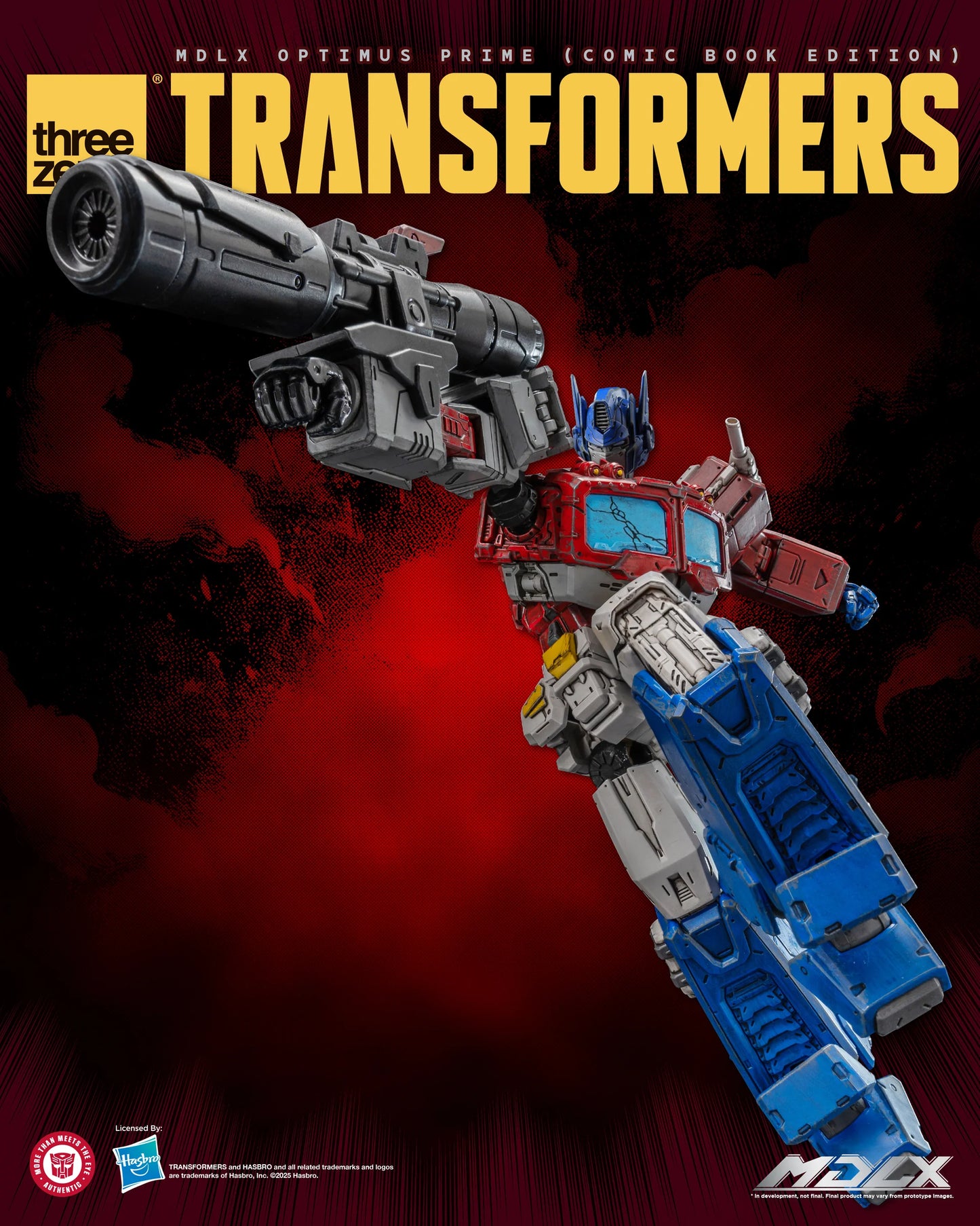 Threezero Mdlx Series: Transformers - Optimus Prime Edicion Comic Preventa
