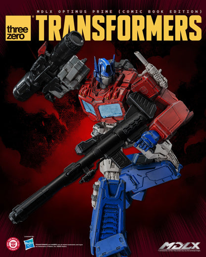 Threezero Mdlx Series: Transformers - Optimus Prime Edicion Comic Preventa