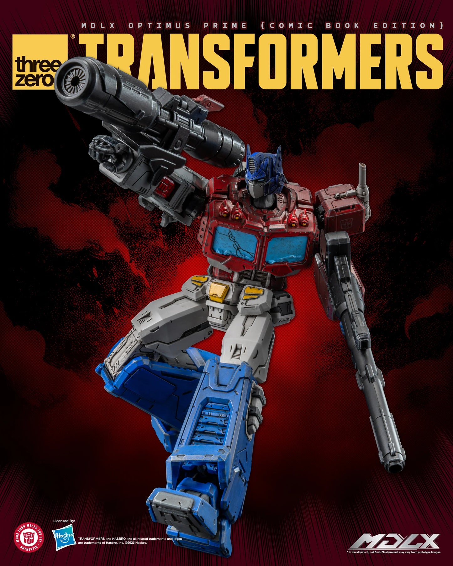 Threezero Mdlx Series: Transformers - Optimus Prime Edicion Comic Preventa