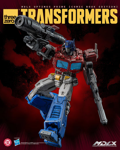Threezero Mdlx Series: Transformers - Optimus Prime Edicion Comic Preventa
