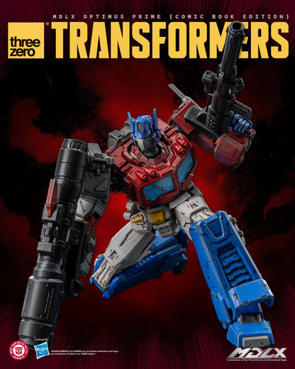 Threezero Mdlx Series: Transformers - Optimus Prime Edicion Comic Preventa