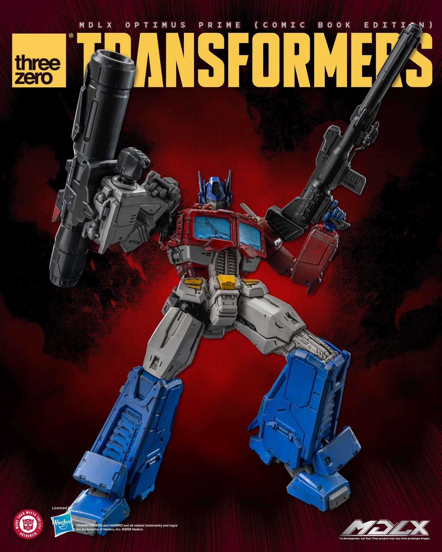 Threezero Mdlx Series: Transformers - Optimus Prime Edicion Comic Preventa
