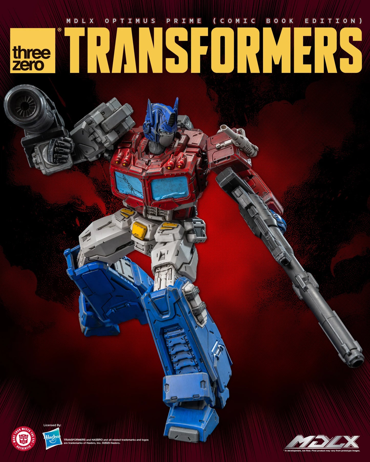 Threezero Mdlx Series: Transformers - Optimus Prime Edicion Comic Preventa