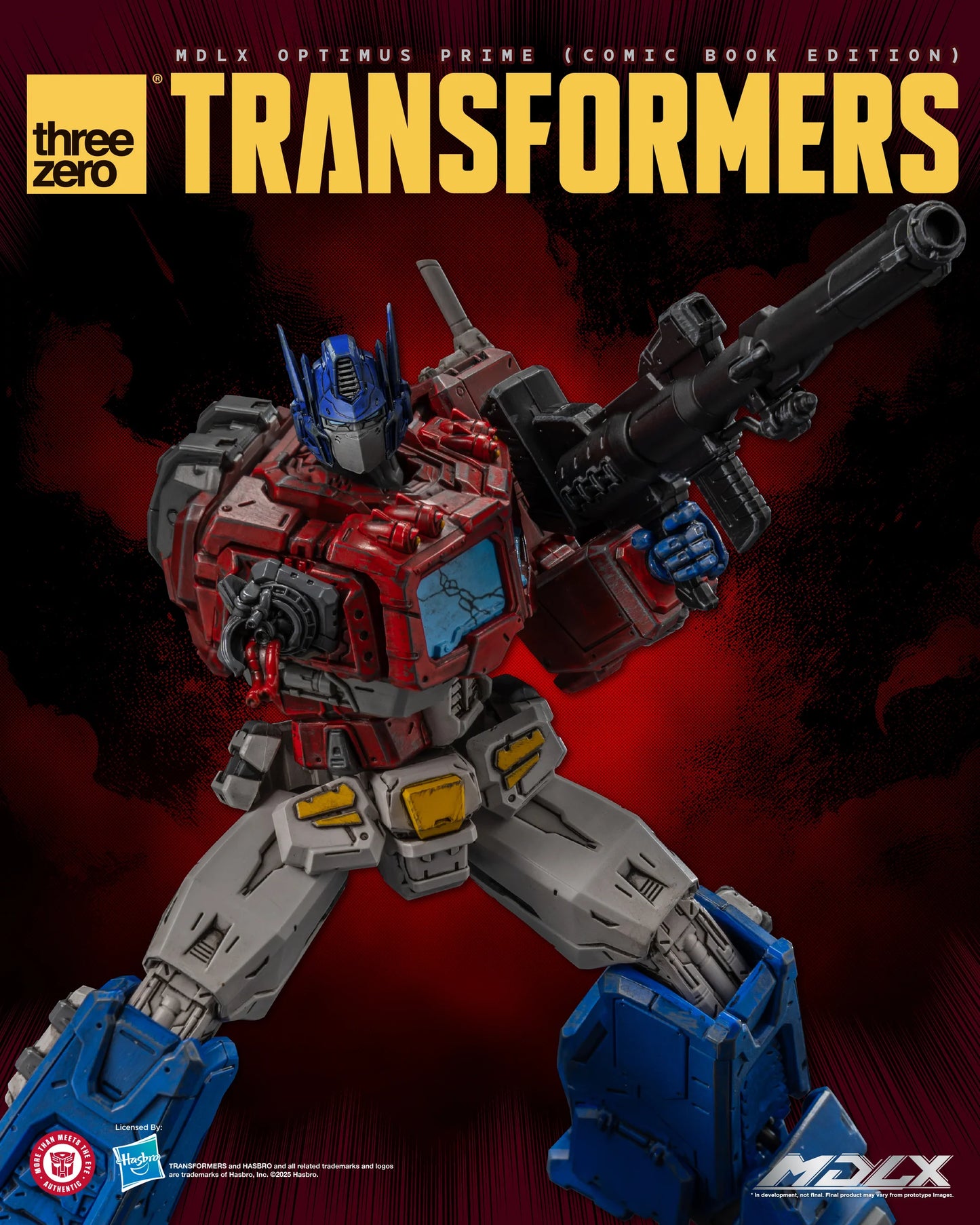 Threezero Mdlx Series: Transformers - Optimus Prime Edicion Comic Preventa