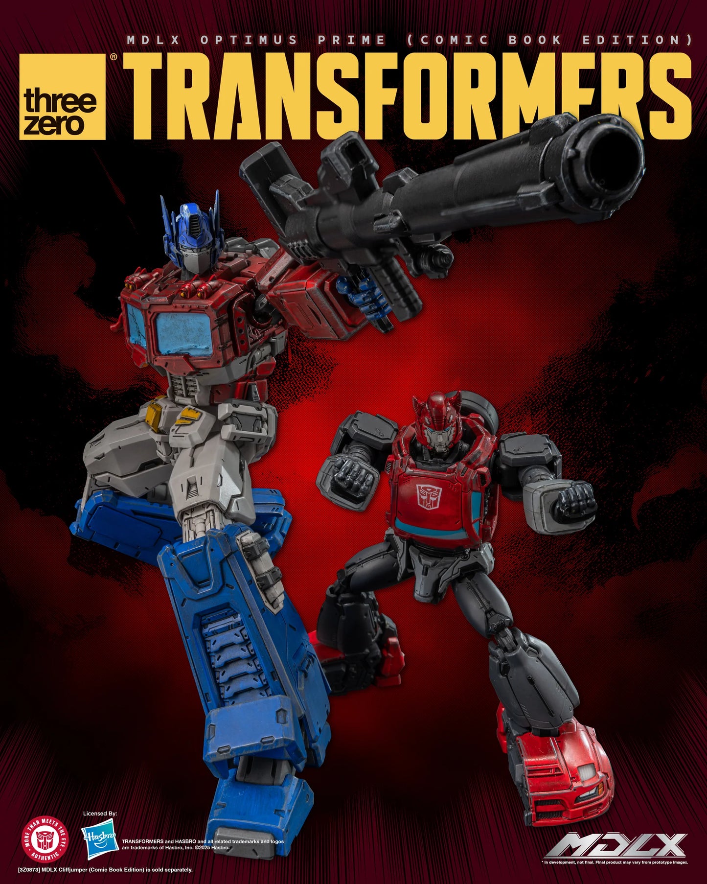Threezero Mdlx Series: Transformers - Optimus Prime Edicion Comic Preventa