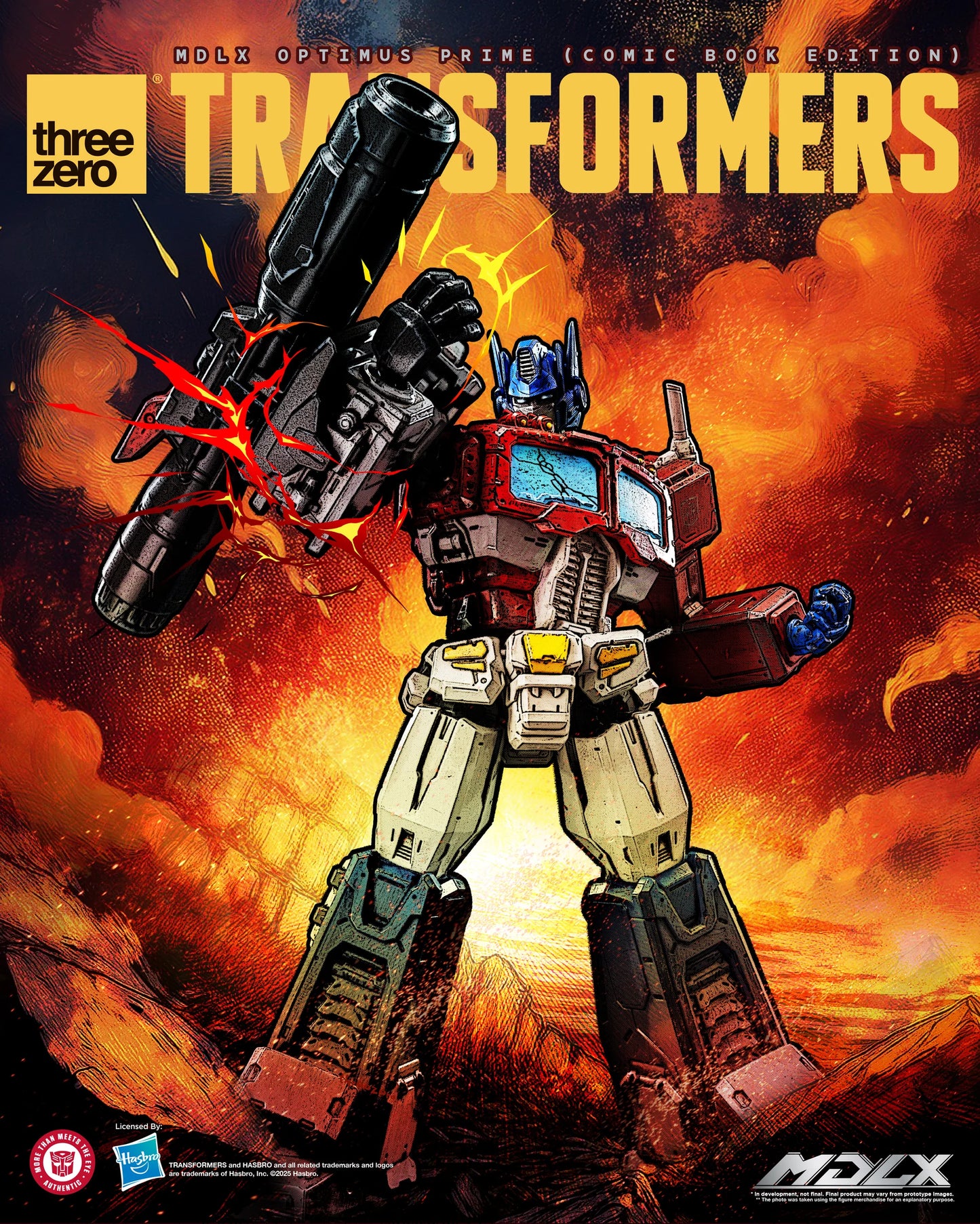 Threezero Mdlx Series: Transformers - Optimus Prime Edicion Comic Preventa