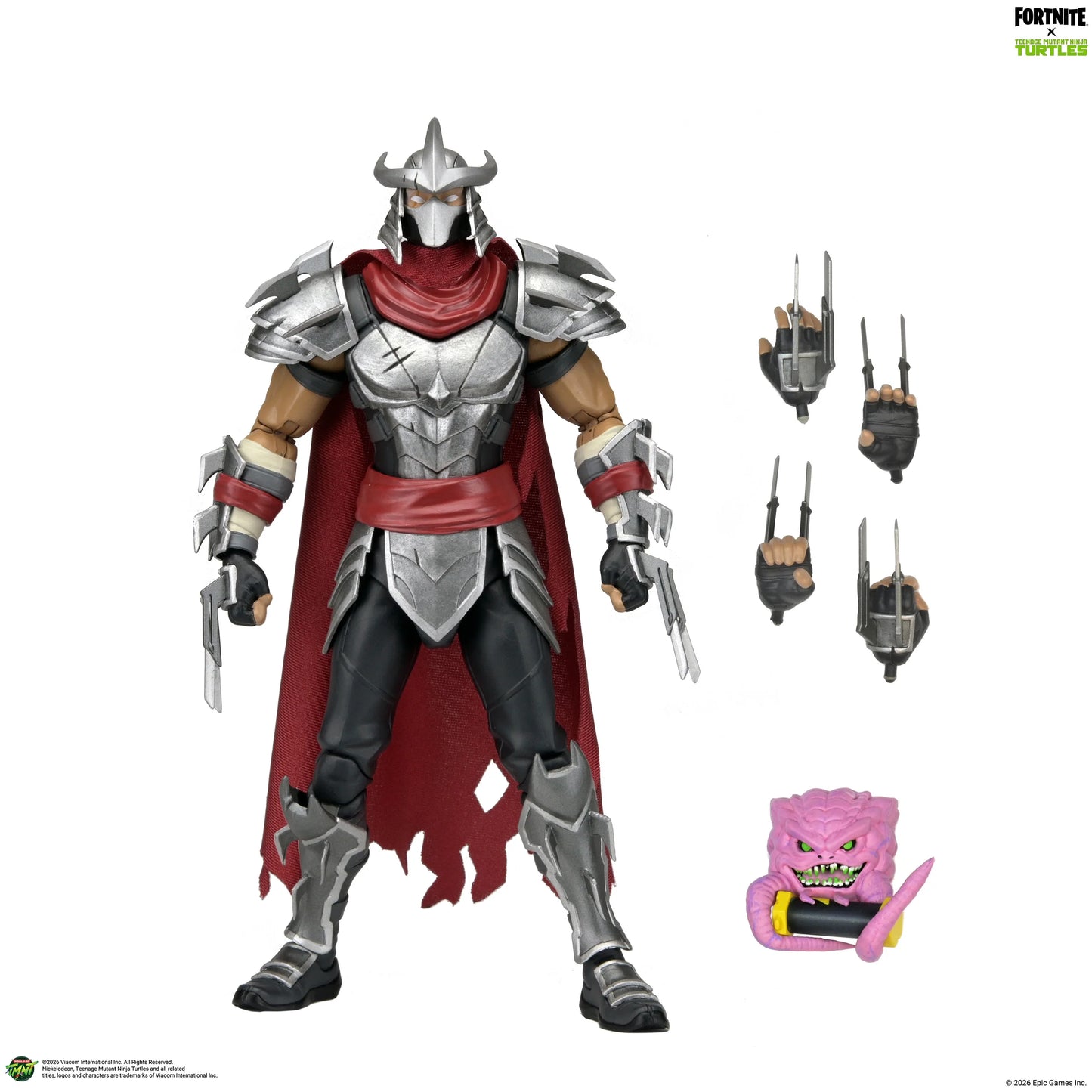 NECA Figura de Accion: TMNT Tortugas Ninja X Fortnite - Shredder 7 Pulgadas Preventa