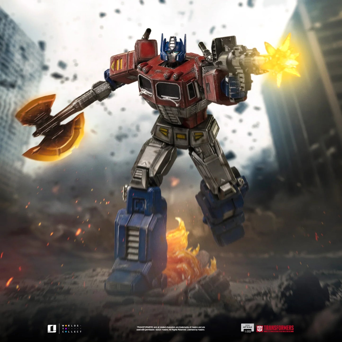 IRON Studios: Transformers - Optimus Prime Demi Escala De Arte 1/20 Preventa