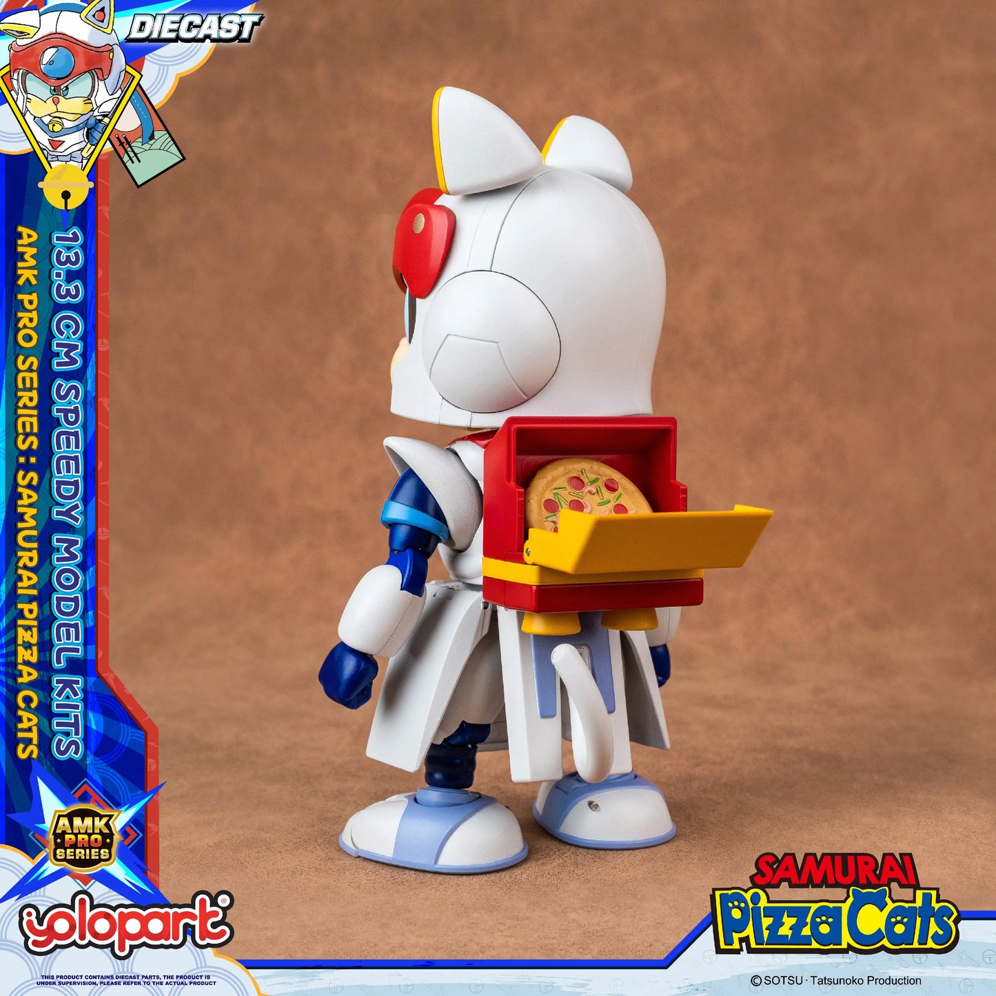 Yolopart AMK PRO Series Gatos Samurai Pizza Cats Speedy Ceviche