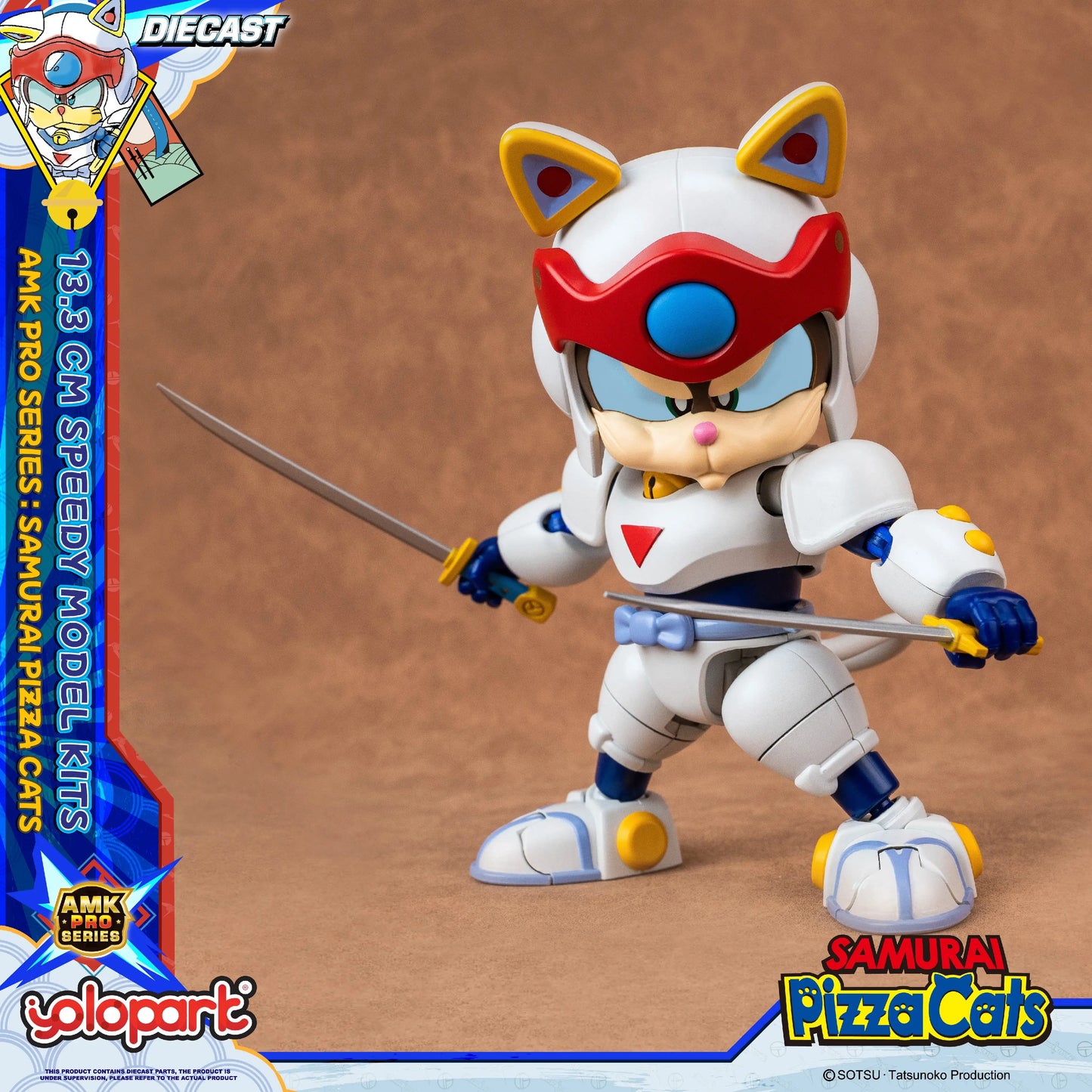 Yolopart AMK PRO Series Gatos Samurai Pizza Cats Speedy Ceviche