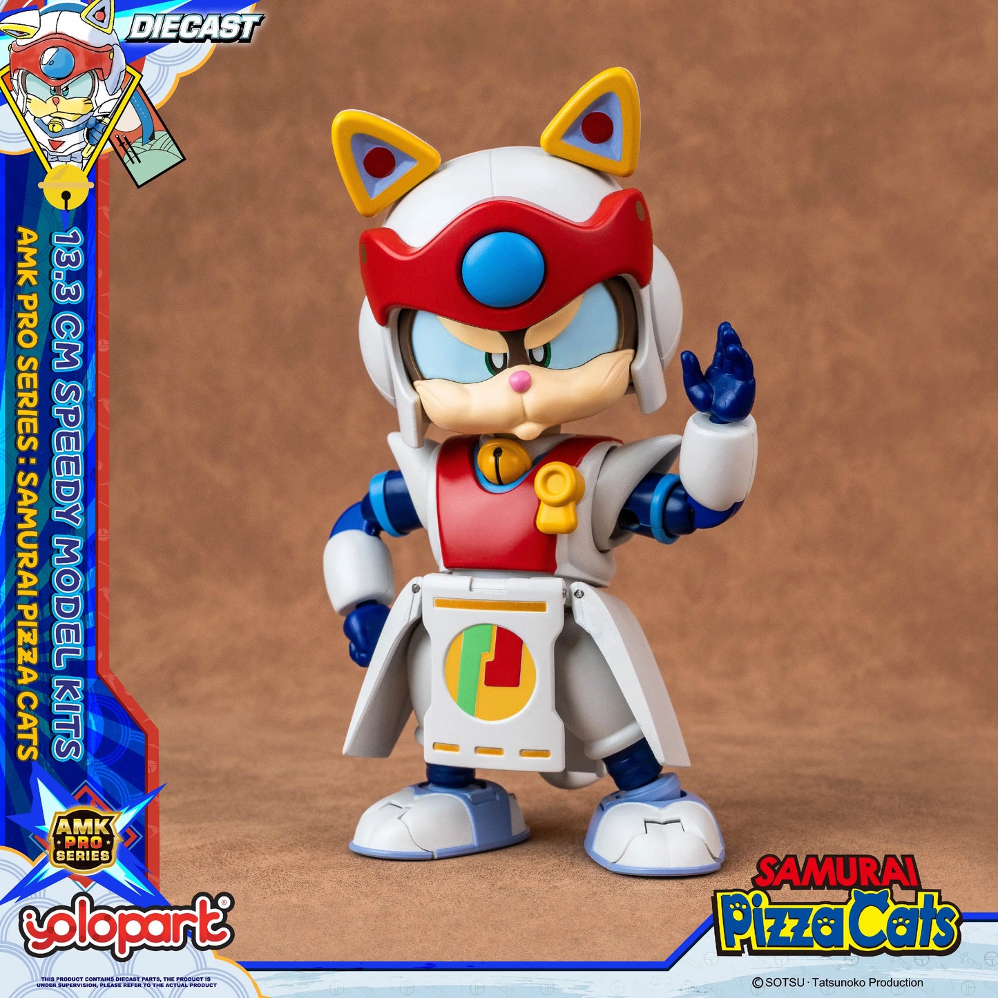 Yolopart AMK PRO Series Gatos Samurai Pizza Cats Speedy Ceviche