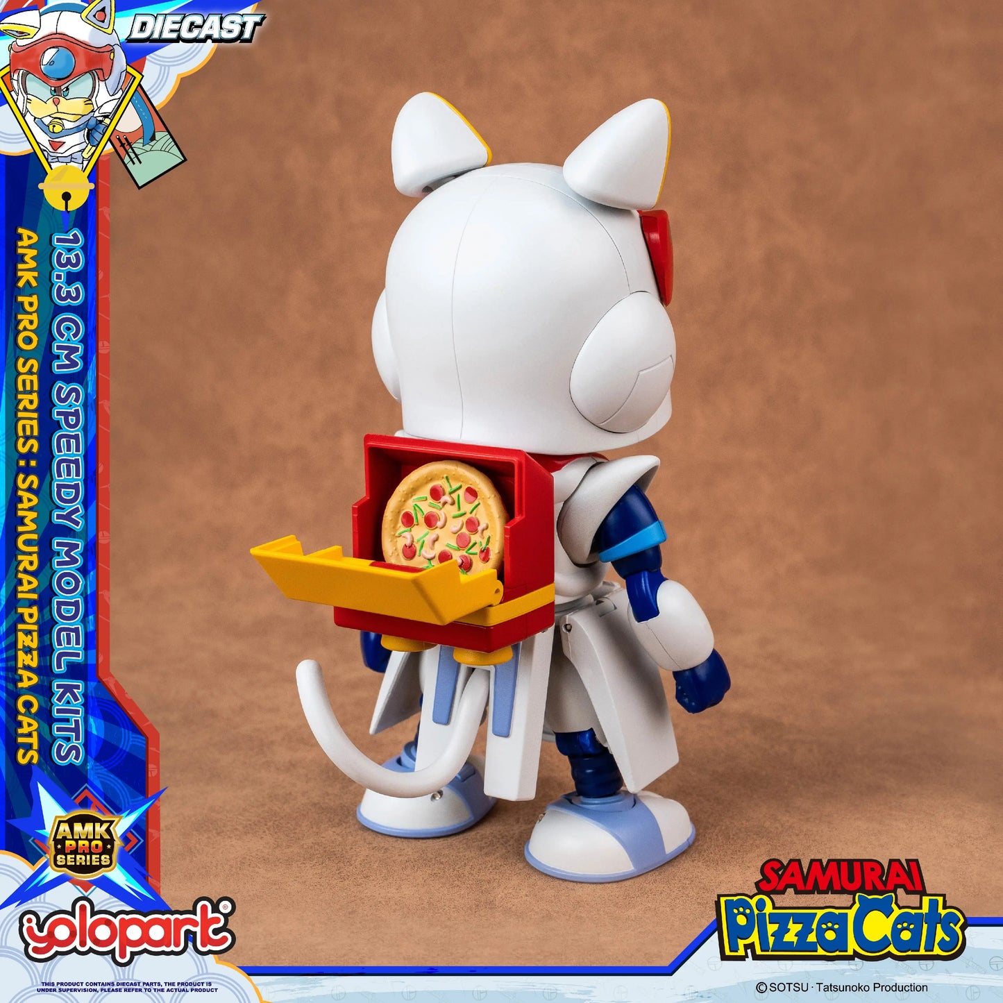 Yolopart AMK PRO Series Gatos Samurai Pizza Cats Speedy Ceviche