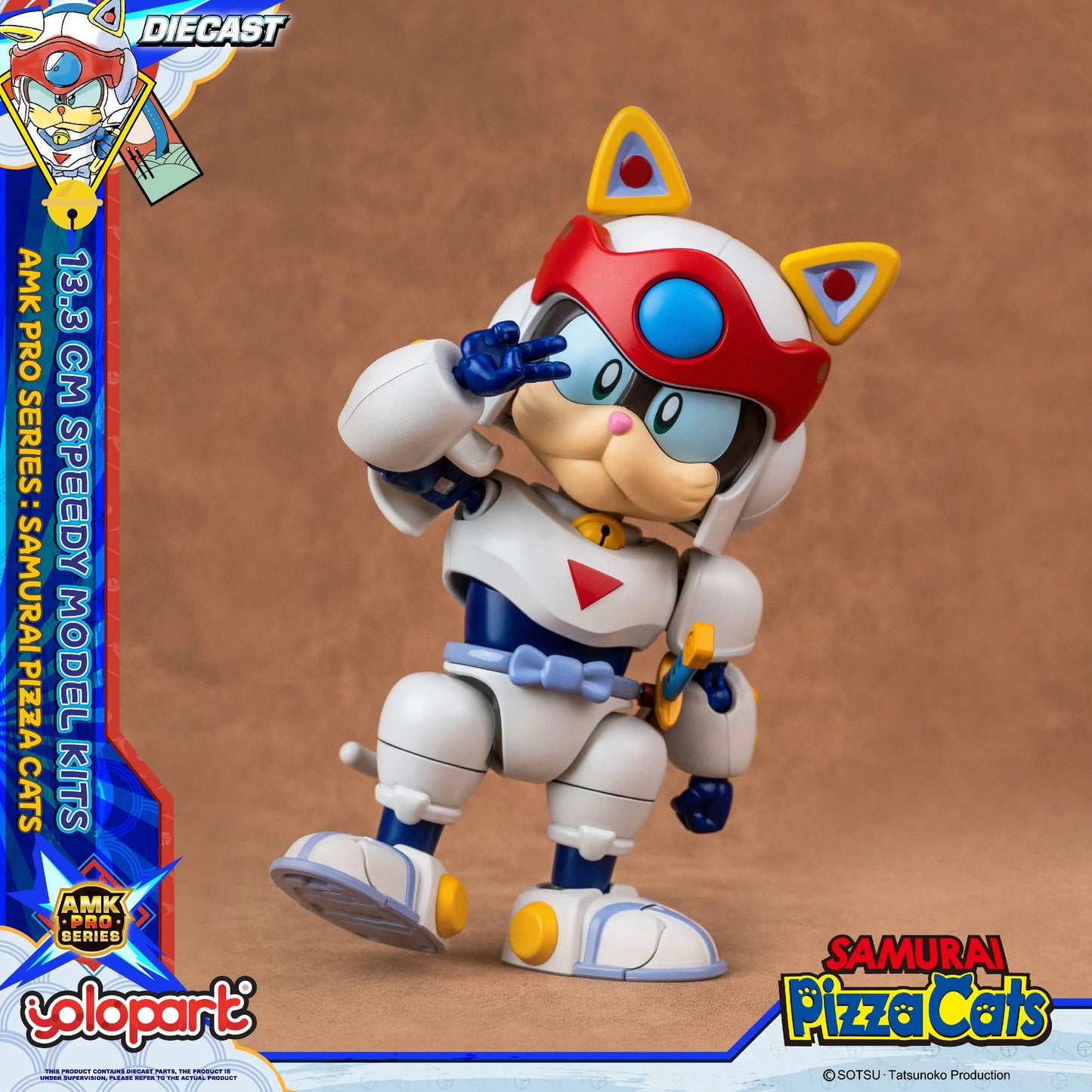 Yolopart AMK PRO Series Gatos Samurai Pizza Cats Speedy Ceviche