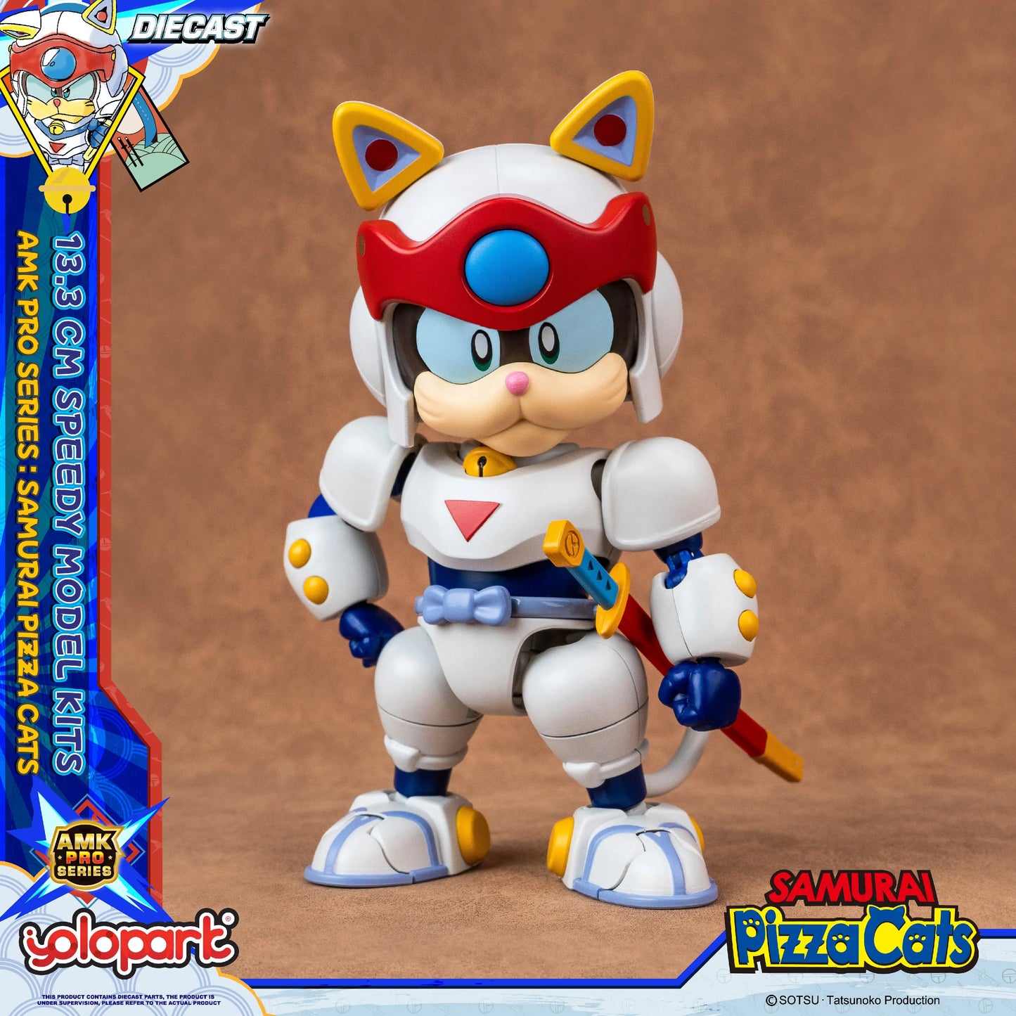 Yolopart AMK PRO Series Gatos Samurai Pizza Cats Speedy Ceviche