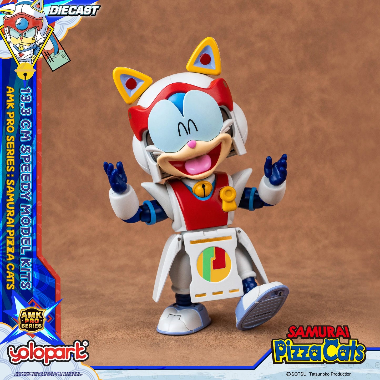 Yolopart AMK PRO Series Gatos Samurai Pizza Cats Speedy Ceviche