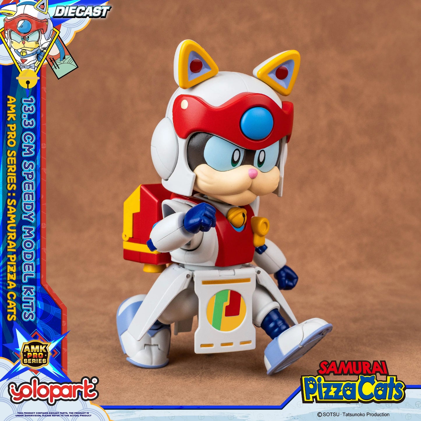 Yolopart AMK PRO Series Gatos Samurai Pizza Cats Speedy Ceviche