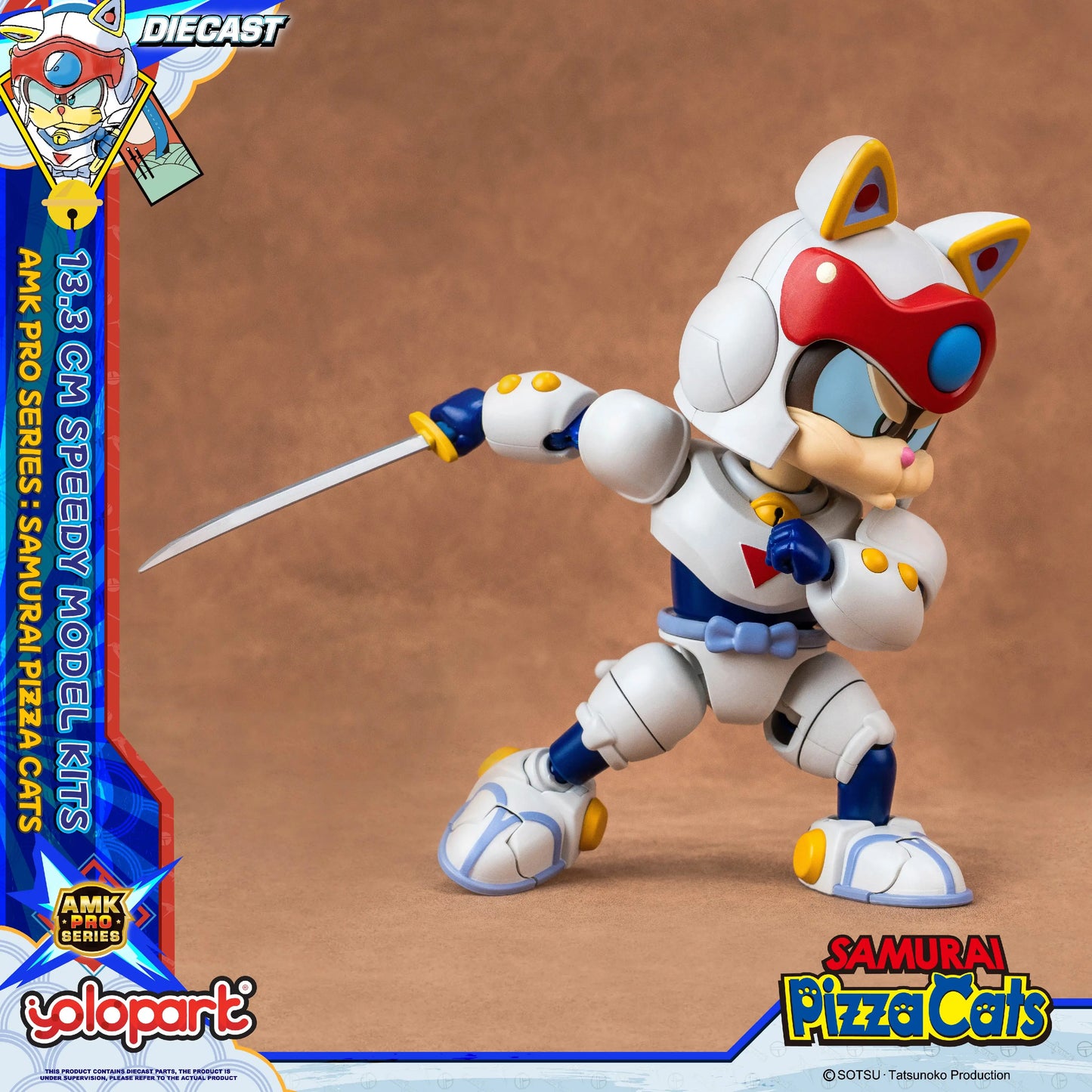 Yolopart AMK PRO Series Gatos Samurai Pizza Cats Speedy Ceviche